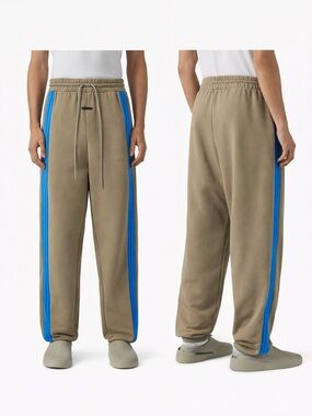Adidas x Fear of God Athletics Clay Blue Stripe Sweatpants - Size S